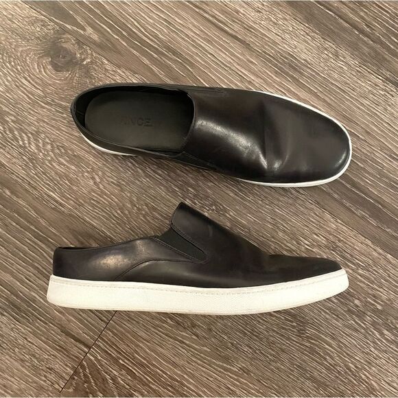 Vince leather slip on sneakers - Picture 1 of 8